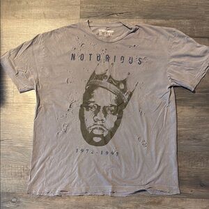 Notorious B.I.G. T-Shirt - purple/grey tone